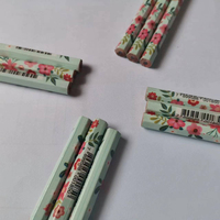 Crayon de papier personnalisé crayon HB en bois de conception populaire avec gomme