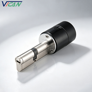 Max02, noyau de serrure électrique intelligent de norme européenne, adapté à la mise à niveau des noyaux de serrures électroniques pour les portes d'appartements. - Product Image 1