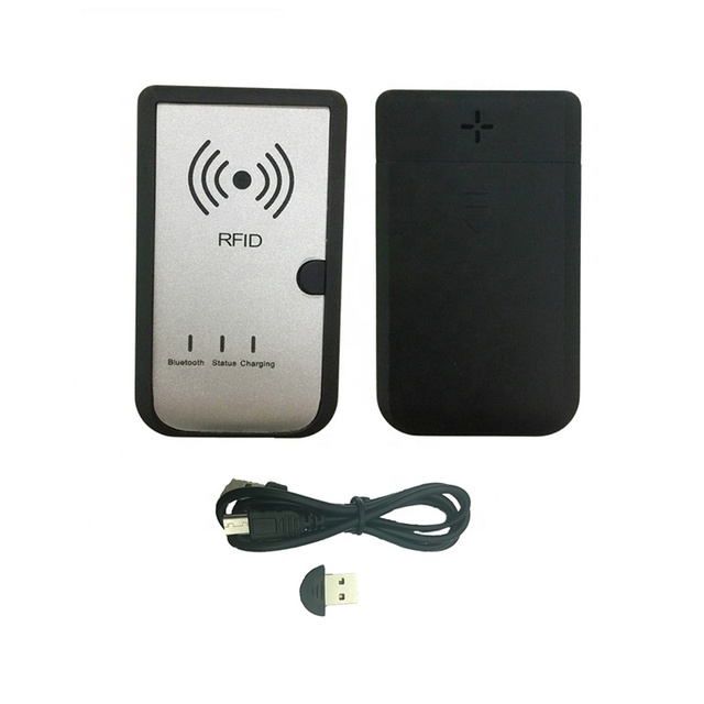 EM4200TK4100 ISO11784/785 Desktop BT USB RFID Reader Scanner 125kHz Plastic Material Read Write Device for E-wallet E-commerce