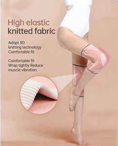 Genouillère de protection respirante en silicone rembourrée tricotée à compression pour femme, idéale pour le yoga, la danse, le basketball et autres sports – Vente en gros - Product Image 6