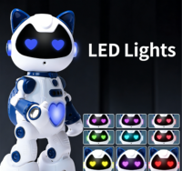 Robot compagnon interactif programmable pour l'apprentissage - Jouets en plastique pour enfants de 5 à 7 ans