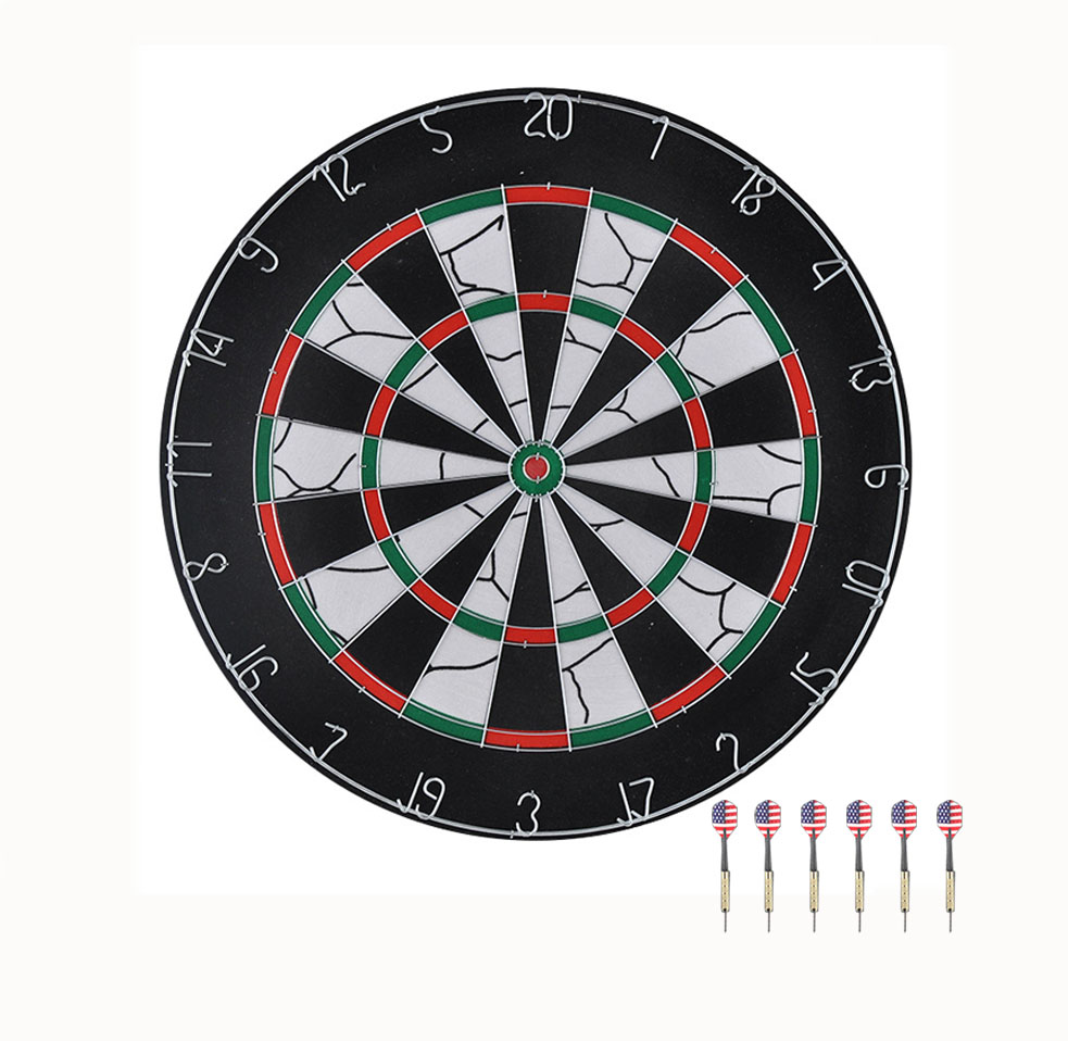 Dartboard+6 darts & black