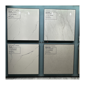 Baldosas de Porcelana Blanca Pakala <span class=keywords><strong>para</strong></span> Interiores, Piedra Sinterizada Tipo Mármol, Formato Grande 1200X1200 <span class=keywords><strong>para</strong></span> Comedores - Product Image 1