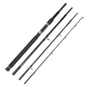 TOPIND-<span class=keywords><strong>Canne</strong></span> à pêche en fibre de carbone à action rapide avec poignée en liège, 2.44m, pour les espèces de bar - Product Image 1