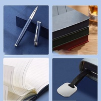 Set de Regalo Ejecutivo Promocional para Empresas, Cuaderno Corporativo con Bolígrafo Recargable, Memoria USB, Artículos de Regalo para Eventos, Set de Regalo