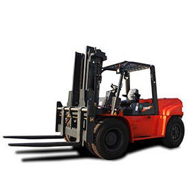 Construcción robusta Carretilla elevadora diésel de 10 toneladas LG100DT III construida para sitios de trabajo difíciles con accesorios - Product Image 2