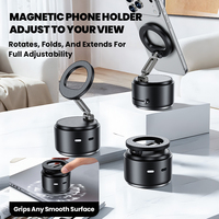 YIXIN Boîte à musique puissante personnalisée à son 360° Support de téléphone 2 en 1 Mini haut-parleur portable sans fil magnétique Bluetooth extérieur