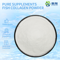 Collagène marin pur de qualité alimentaire en vrac, poudre de collagène de poisson hydrolysé, poudre de peptides de collagène