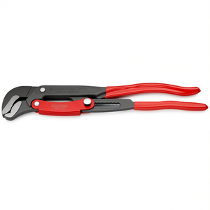 Clé à tuyau avec mâchoires en S, réglage rapide, 18 pouces, pour réparation de plomberie - Product Image 1