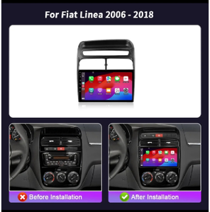 Autoradio Android AUTO 9 pouces pour <span class=keywords><strong>Fiat</strong></span> <span class=keywords><strong>Grande</strong></span> <span class=keywords><strong>Punto</strong></span> 2006-2018, lecteur multimédia Carplay, navigation, écran stéréo de voiture - Product Image 3