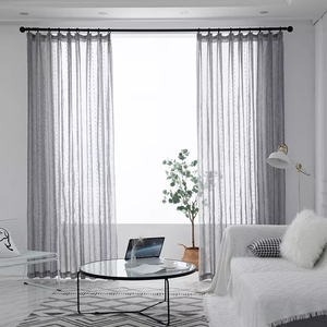 Innermor belle <span class=keywords><strong>tende</strong></span> di Tulle di <span class=keywords><strong>lino</strong></span> turco Ready-Made in tessuto di <span class=keywords><strong>pizzo</strong></span> di Tulle solido per salotto - Product Image 3