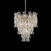 Lustre en verre de Murano décoratif de style vintage français, design créatif américain, pour bar, salon, chambre, restaurant
