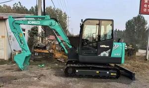 รถขุดขนาดเล็ก kobelco 60 SK60มือสองรถขุดขนาดเล็ก55 60 75 140รถตักตีนตะขาบไฮดรอลิก6-7ตัน - Product Image 2