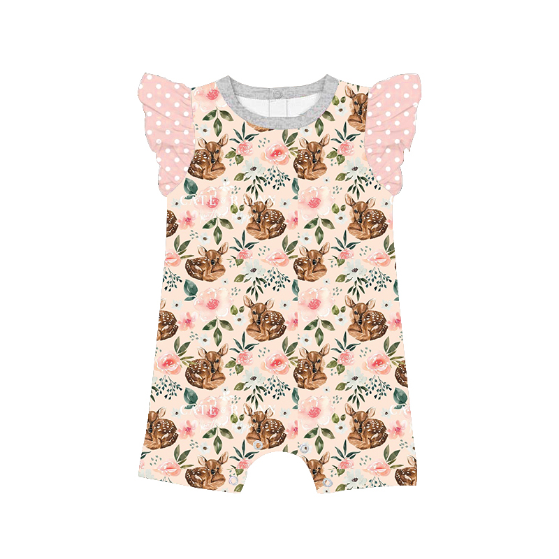 Sleeveless Rompers Baby Wings Sleeve Romper