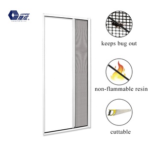<span class=keywords><strong>Mosquitera</strong></span> <span class=keywords><strong>Enrollable</strong></span> de Aluminio para <span class=keywords><strong>Puerta</strong></span>, Apertura de Dos Lados, Venta al por Mayor de Fábrica BSCI - Product Image 2