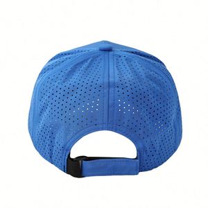 Design Wholesale Custom Laser Cut Caps Polyester Laser Cut Mesh Cap With Woven <b>Patch</b> - Product Image 1