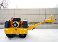 Compacteur vibrant à double tambour portatif à prix d'usine