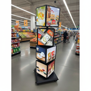Energy Saving Indoor LED Display <b>Light</b> Box Movable <b>Cube</b> Design for Retail Store & Supermarket Advertising Signboard Exhibition - Product Image 3