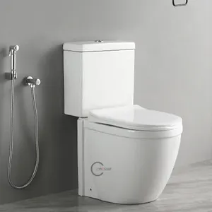 중국 제조 업체 도매 저렴한 두 조각 화장실 도자기 세트 욕실 럭셔리 바닥 화장실