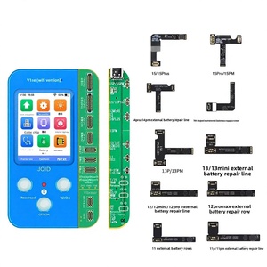 Batterie externe de remplacement V1SE JCID pour <span class=keywords><strong>iPhone</strong></span> 11 12 13 14 15 Pro Max – Réparation de la santé de la batterie, restauration à 100 % de la capacité - Product Image 1