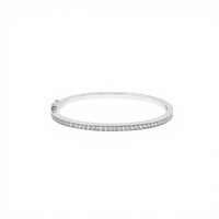 Bracelet tennis classique en argent 925 de luxe, fait main, avec sertissage en canal, plaqué argent, bijoux pour femmes à porter au quotidien, Jaura Jewels