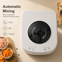 Cuisinière électrique pour aliments pour animaux de compagnie avec temps de cuisson réglable, nettoyage automatique, 4,2 L, pour chiens et chats