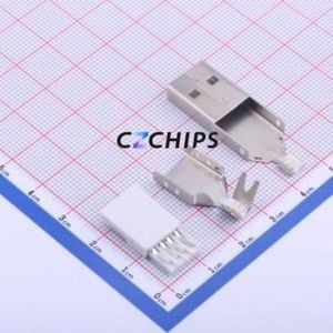 917-781A101AD60201 <b>USB</b> Connector Connector ( Connector Type: Type-<b>A</b> )( Protocol Standard: <b>USB</b> <b>2.0</b> )( Gender: Male ) - Product Image 1