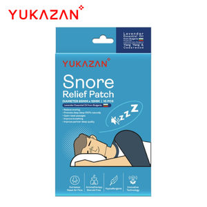 แผ่นแปะแก้กรน Yukazan จากมาเลเซีย ยอดขายอันดับหนึ่ง บรรจุ 10 ชิ้น สำหรับธุรกิจ B2B รับประกันคุณภาพสูง ช่วยเปิดทางเดินหายใจ นอนหลับได้ดีขึ้น - Product Image 1