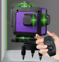 Niveau laser Shell 16 lignes, outil de nivellement infrarouge haute précision pour la construction en extérieur