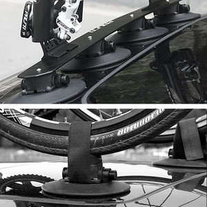 <span class=keywords><strong>Portabici</strong></span> da Tetto per Auto Regolabile in Lega con Logo Personalizzato per 3 Biciclette con Ventose - Product Image 3