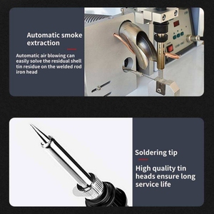 Pneumatic <b>Wire</b> <b>Stripper</b> Solderer with Compact Lean Design - Product Image 6