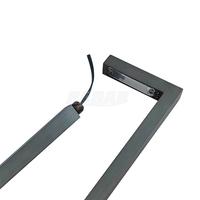 Lampe de jardin en forme de L à basse tension pour allée, en laiton robuste, RPL-8906-BBR, hauteur 23 pouces, avec ampoule LED G4 fixe - Ventes entrepôt USA