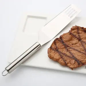 Personalizable de acero inoxidable diente de sierra corte tostadas herramienta especial cocina hornear pan pastel cuchillo