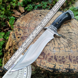 Cuchillo de Acero Inoxidable OEM HK SS182 Break Ice Ver.3.0 con Mango de Madera, Multifuncional, Portátil, con Clip para Cinturón, para Camping, Bricolaje y Corte - Product Image 1