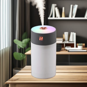 Pelangi <span class=keywords><strong>Nebulizer</strong></span> Mini USB ultrasonik, pelembap udara kabut ultrasonik untuk aplikasi rumah dan mobil minyak esensial H2O Diffuser RGB pencahayaan YS - Product Image 6