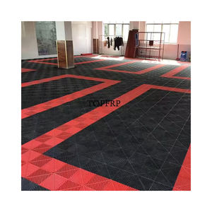 Hot Seller PP <b>40</b>*<b>40</b>*1.8Factory Direct Supply Cheap Plastic Interlocking Flooring Tiles Garage Floor Tiles - Product Image 1