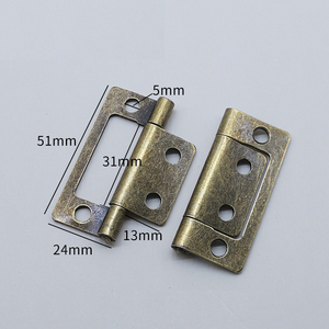 Heavy Duty Metal Matte <strong>Black</strong> 2 Inch Flush Mortise <strong>Hinges</strong> Chest <strong>Hinges</strong> - Product Image 1