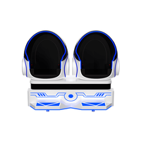 Affaires à faible investissement et à fort profit : Machine de jeu de simulation de mouvement 9D VR Egg Cinema Tickle Simulator pour parc d'attractions intérieur