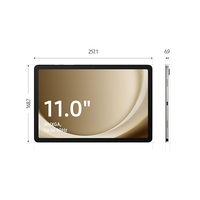 Nueva Tablet Económica A9+ SM-X210 de 11 Pulgadas, 8+128GB, Qualcomm Android 13, Octa Core, Wi-Fi, para Negocios, con Cuatro Altavoces