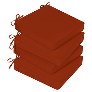 Coussins de chaise d'extérieur <span class=keywords><strong>Basic</strong></span> Beyond pour meubles, imperméables, ensemble de 4, 19 x 19 - Product Image 1