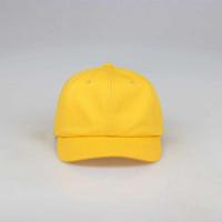 Casquette non structurée à 6 panneaux avec patch tissé personnalisé, en sergé de coton, visière incurvée, boucle métallique, réglable pour adultes et enfants