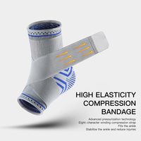 Bandage de protection élastique réglable pour la course à pied, cyclisme et fitness