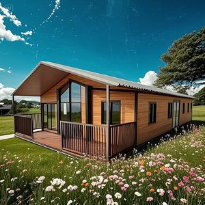 Maison de vacances préfabriquée moderne de luxe à 2 étages, 4 chambres, 3 salles de bain, maisons modulaires <span class=keywords><strong>ou</strong></span> villa, design extensible de <span class=keywords><strong>conteneur</strong></span> miniature de 40 pieds - Product Image 2