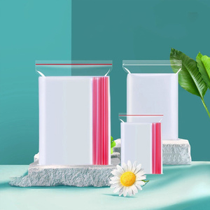 Sacs d'emballage en plastique LDPE transparents de 0,09 mm avec fermeture éclair, personnalisables, pour aliments et snacks, vente en gros - Product Image 2