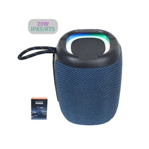 Hot Selling Portable 20W Bluetooth Speaker System IPX5 Rated Mini Smart Speakers with RGB LED Wireless Active Audio for Outdoor
