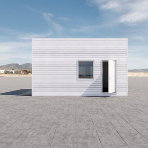 Contenedor de habitación individual blanco prefabricado desmontable de 20 40 pies, contenedor prefabricado móvil, <span class=keywords><strong>casa</strong></span> de paquete plano con fácil instalación - Product Image 5