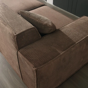 Amazonn Trending Drop Shipping Modern Square Upholstered Compressed <b>Sofa</b> Set 2026 2025 New Design Furniture for Ecommerce - Product Image 4