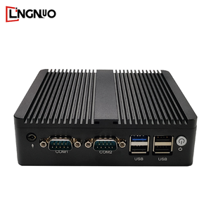 Ordinateur industriel sans ventilateur haute fiabilité Intel CPU DDR3 RAM SSD Dual LAN Rich <span class=keywords><strong>IO</strong></span> HD Outputs Compact Strong Design Mini Pc - Product Image 1