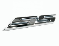Autocollants personnalisés YZS pour voiture, lettres SS ABS, grille, capot, coffre, emblème, badge, autocollants de carrosserie