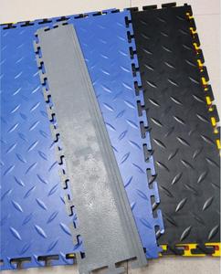 High Gloss Anti-Slip PVC Lock Floor Stylish Modern Office and Showroom Flooring Plain Texture for Garages - Product Image 4